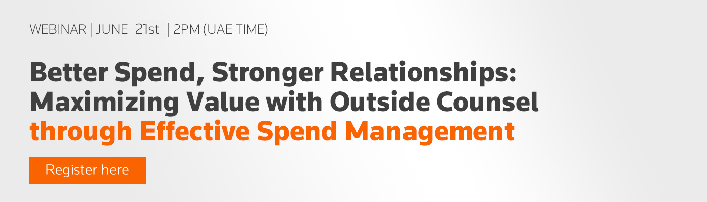 Register | Better Spend, Stronger Relationships: Maximizing Value with Outside Counsel through Effective Spend Management
